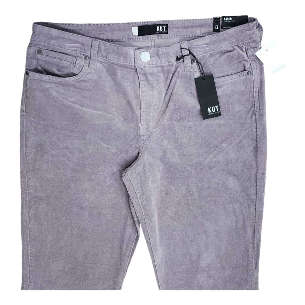 Kuth from the kloth Karen Baby Bootcut corduroy pants / plus size